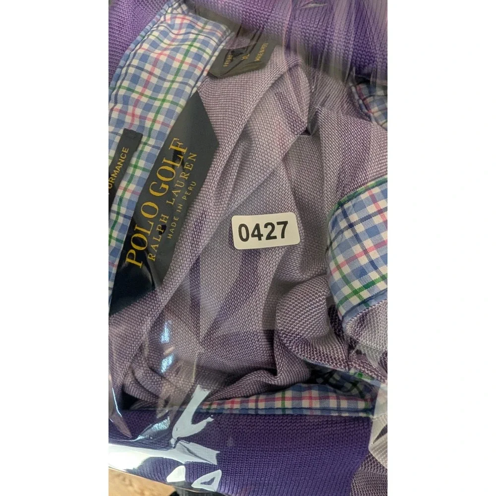 Ralph Lauren Pro Fit Performance Plantation Golf‎ Polo Shirt Lavender Size XL